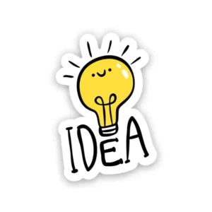 idea – laptop sticker